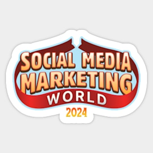 Social Media Marketing - USA Sticker